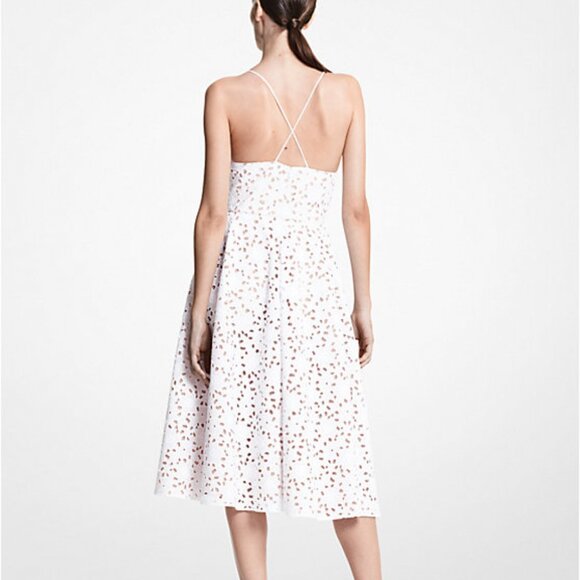 Michael Kors Collection Floral Cotton Eyelet Dress NWT! - Picture 3 of 8